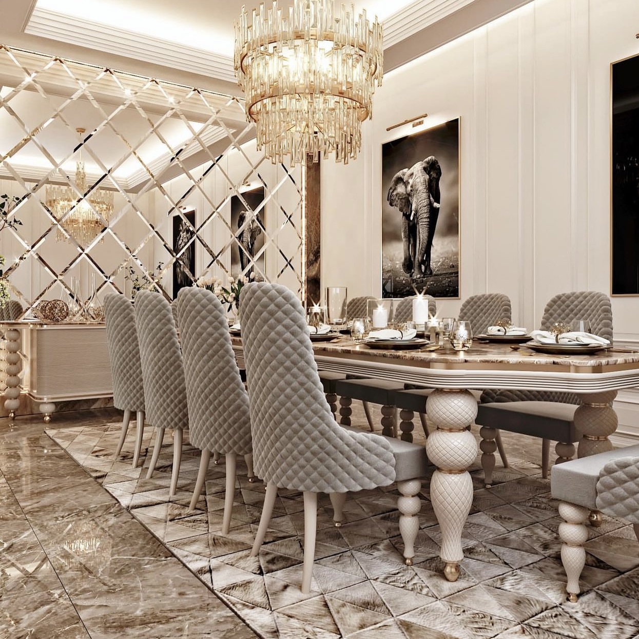 Dining space by HH Power